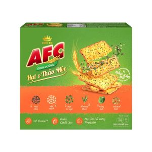 Bánh cracker AFC hạt thảo mộc bắp xào bơ 261.6g